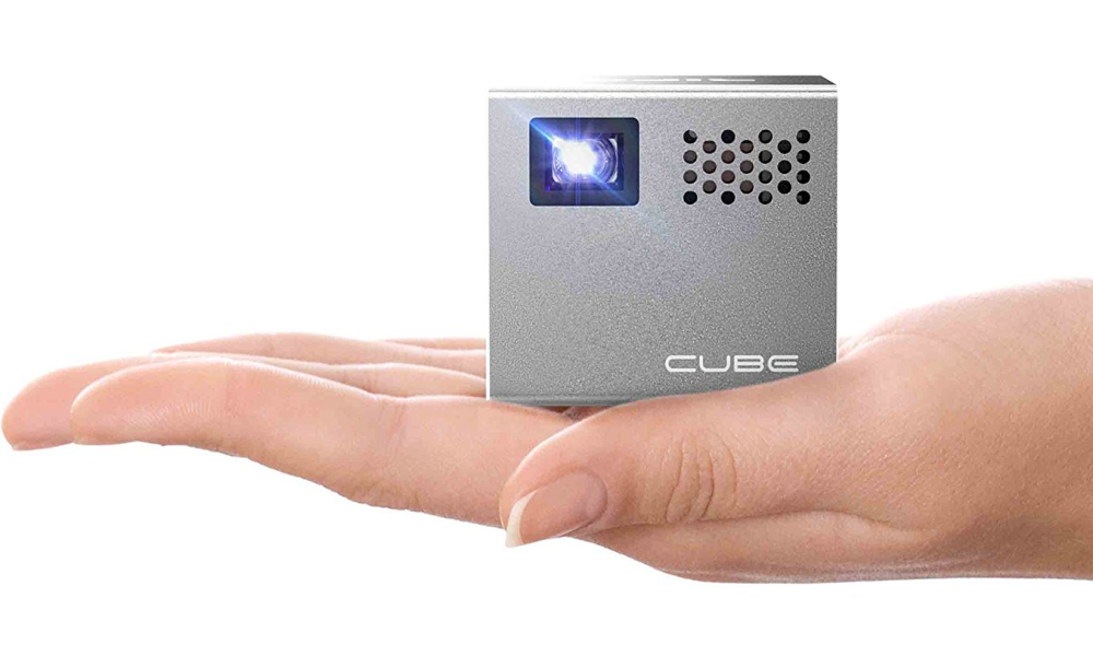 The Cube LED projector