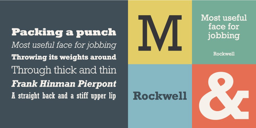 Rockwell font