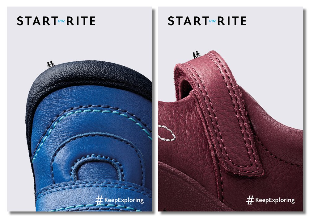 Start-rite Shoes rebrand, by Studio Sutherl&