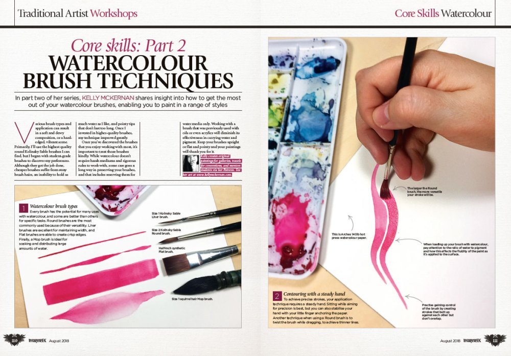 IFX 163 watercolour brush spread