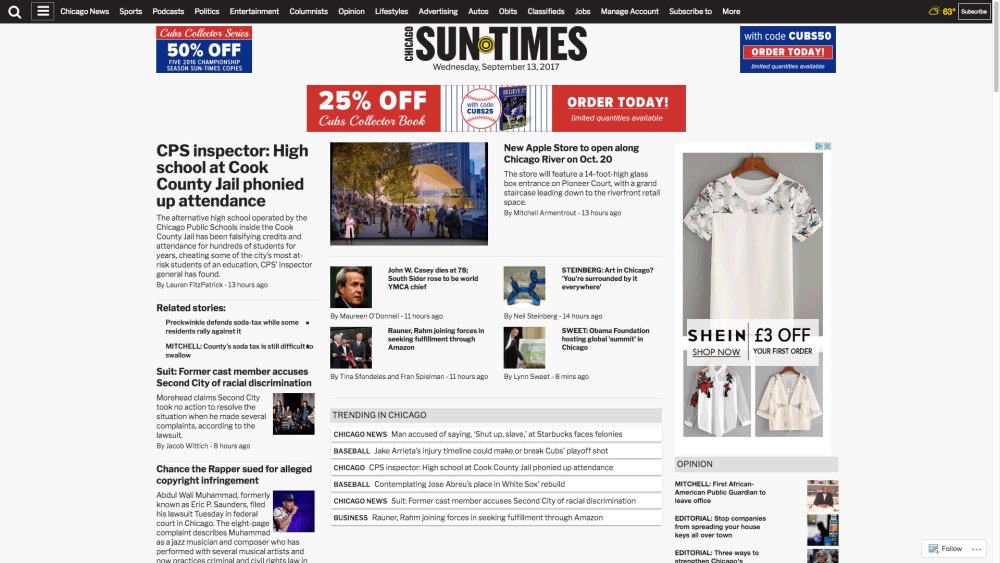 Chicago sun times site