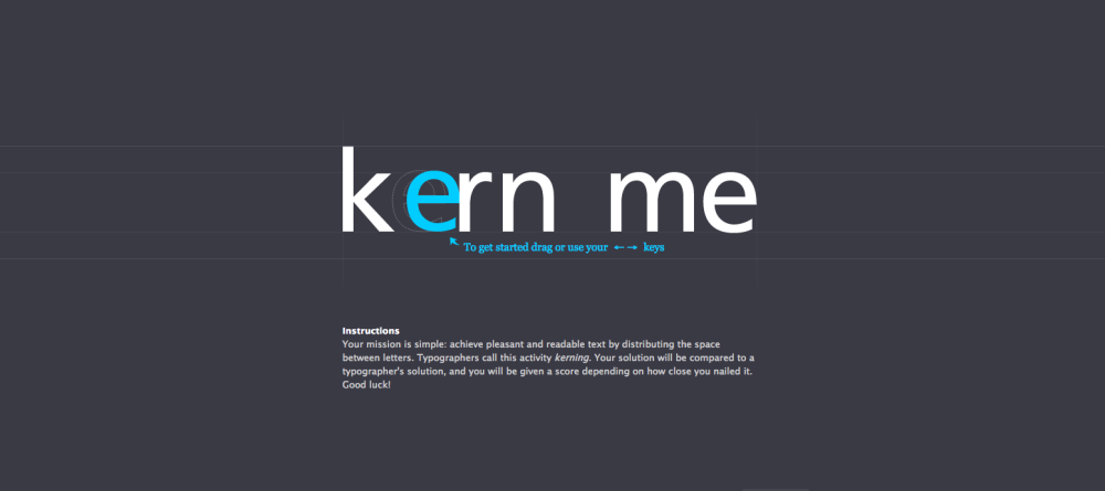 Kern Type homepage