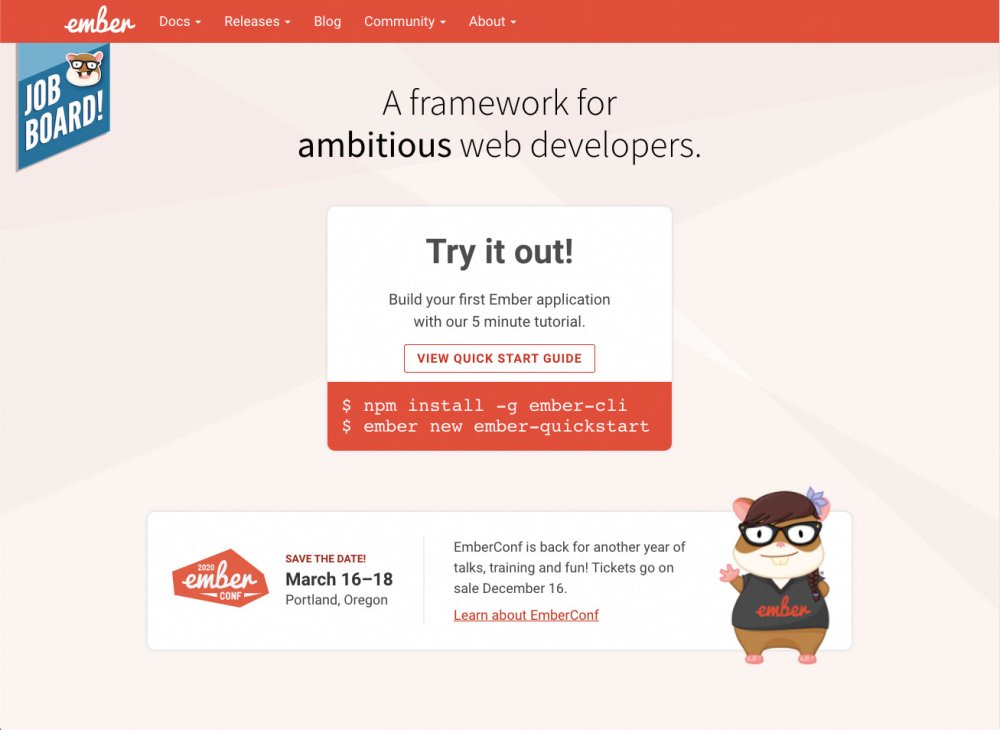 Frameworks: Ember