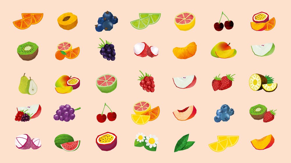 Fruit icons