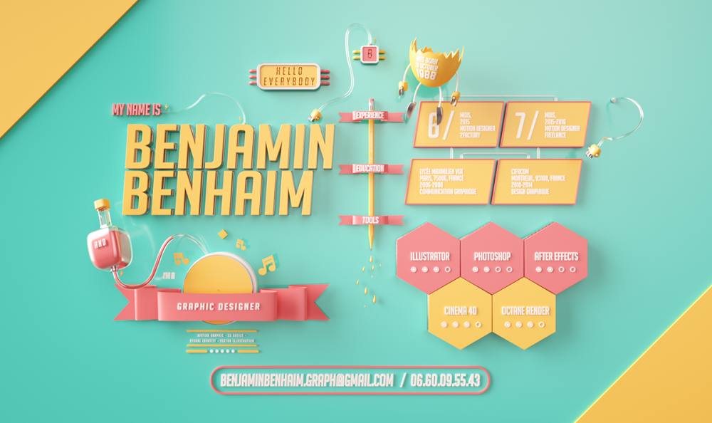 Creative resumés: Benjamin Benhaim