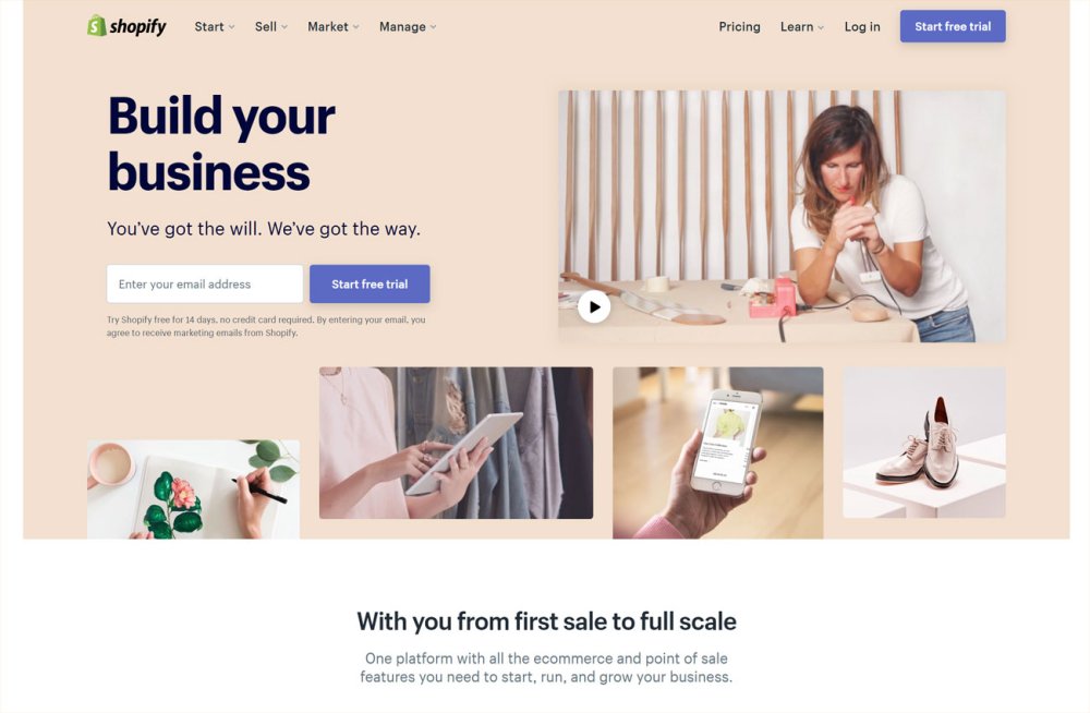Ecommerce platforms: Shopify