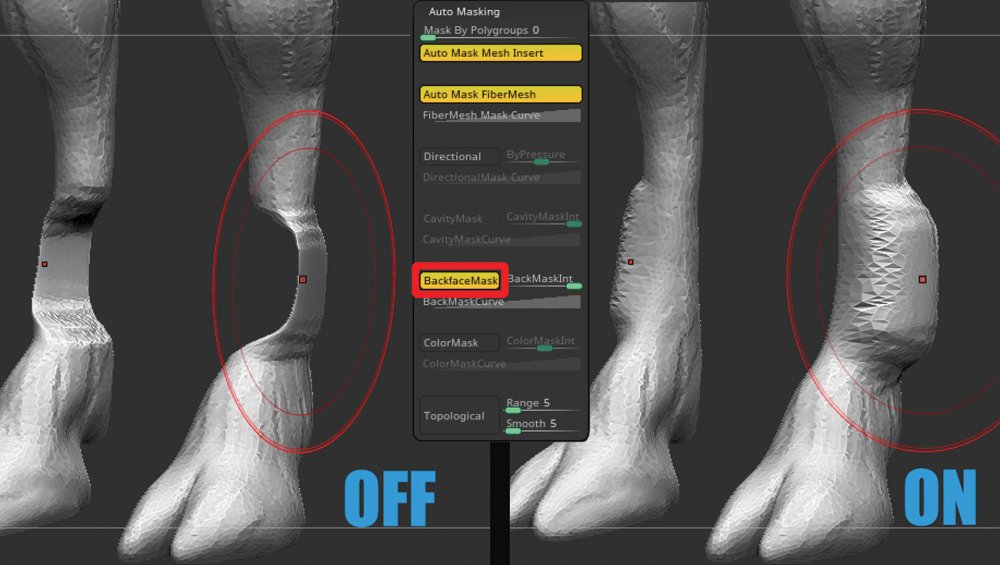 14 ZBrush workflow tips: Backface masking