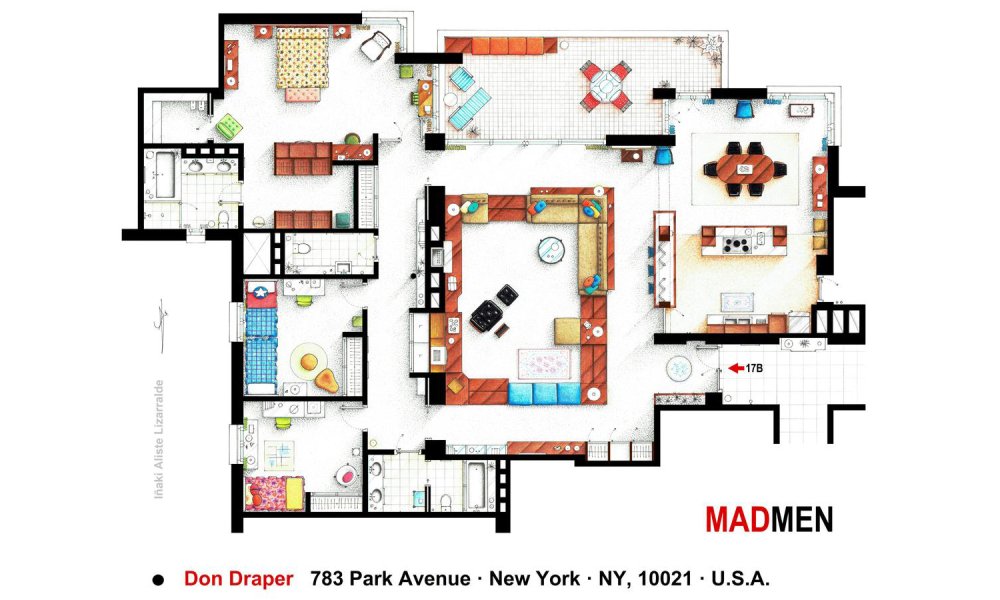 floor plans for TV shows