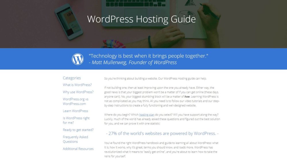 Bluehost Wordpress guide