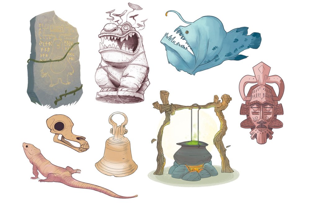 creature design: gather references