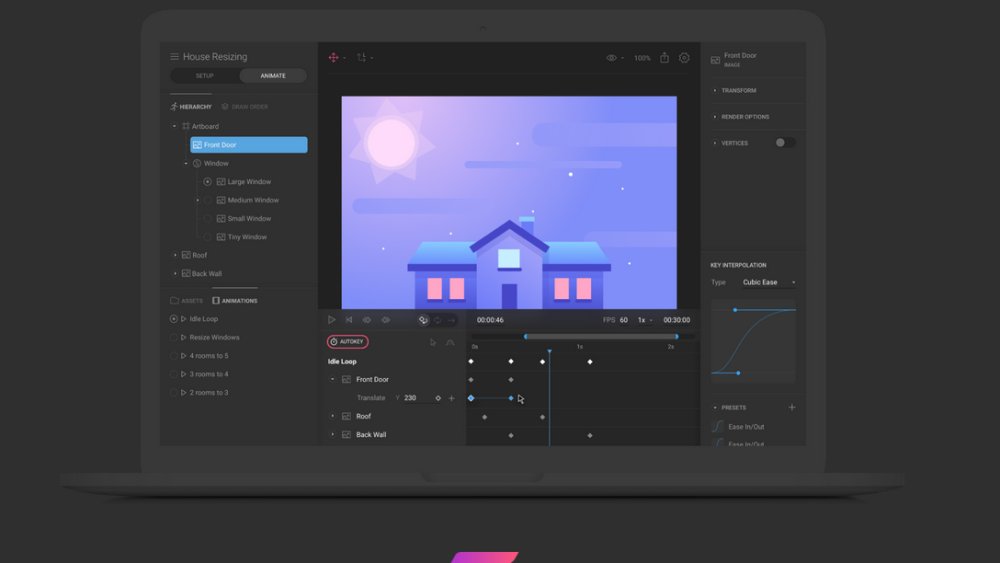 Flare web design tool