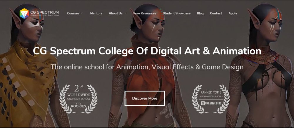 CG Spectrum homepage