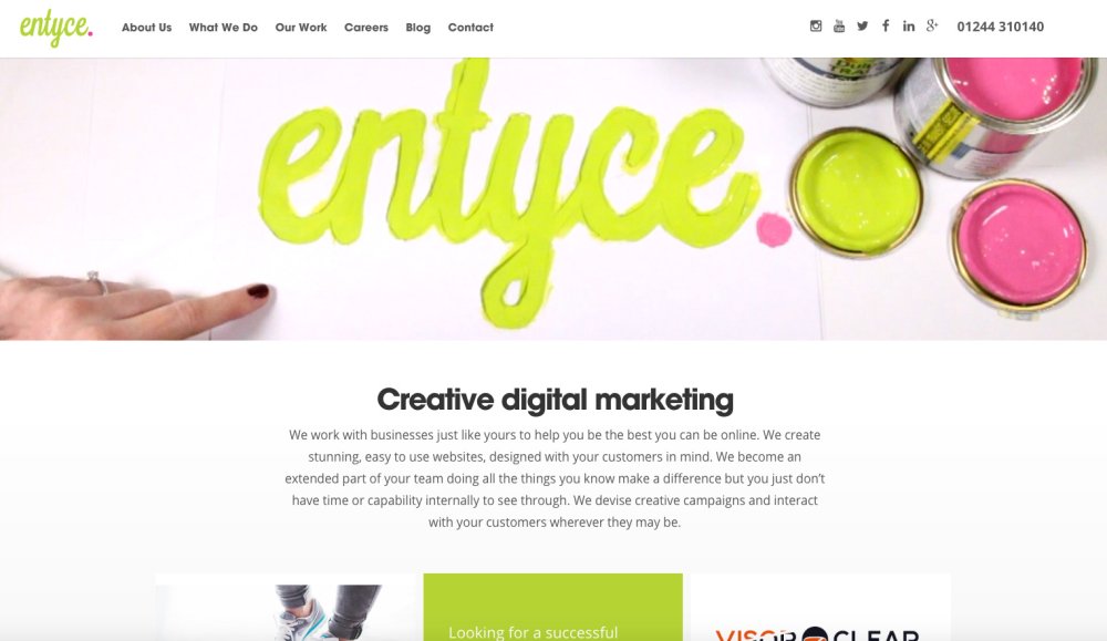 Entyce website