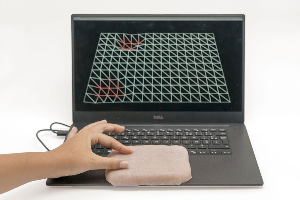 Skin-On Interface: trackpad