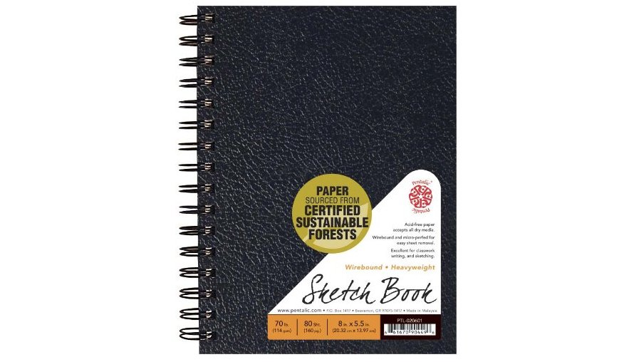 Pentalic Wire-Bound Sketch Book