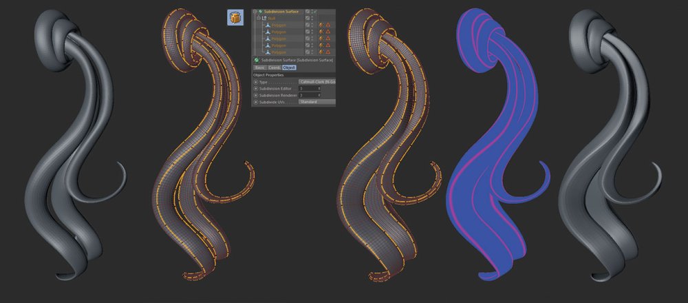 Cinema 4D tips: Apply Subdivision Surface Weights