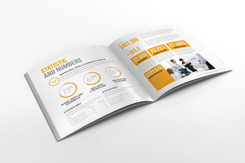 Best brochure templates: annual report brochure