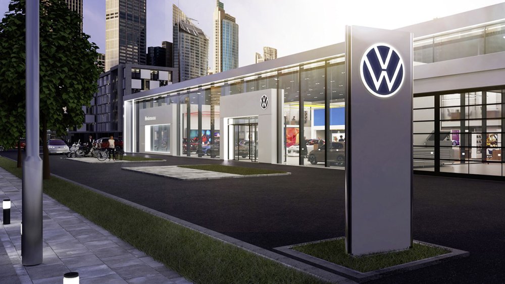 New Volkswagen logo