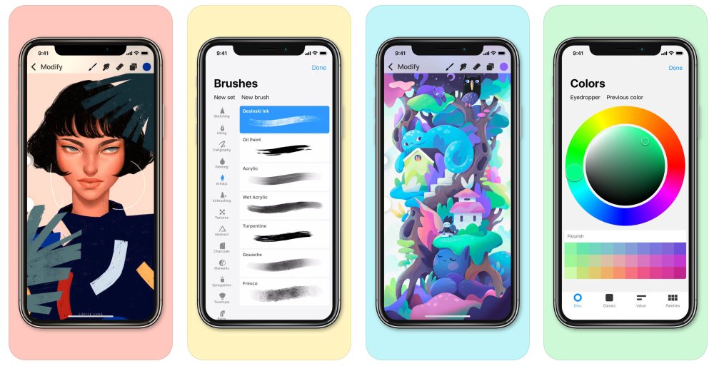 Procreate pocket screenshots