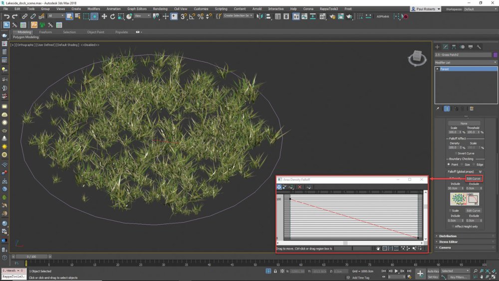 3ds Max - add grass and small plants