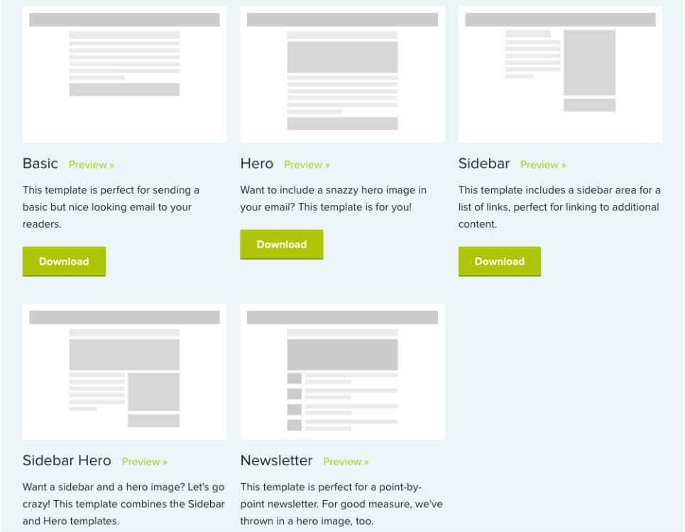 free newsletter templates