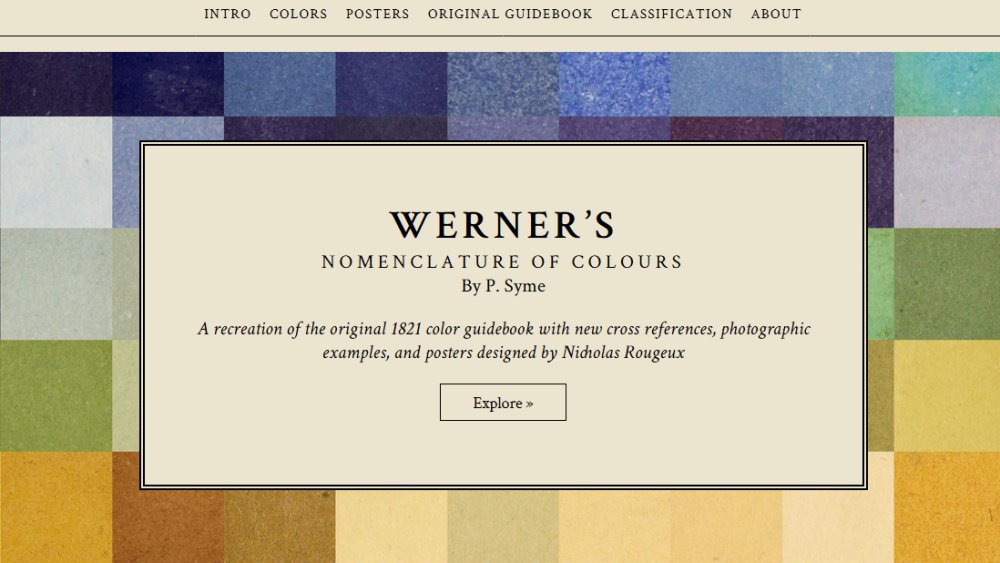 Werner's Nomenclature of Colours