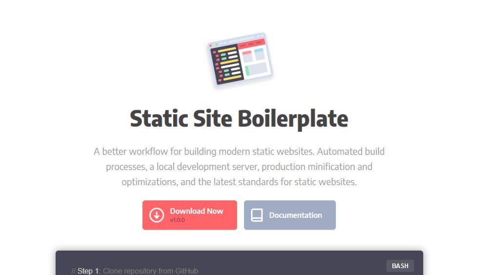 Static Site Boilerplate