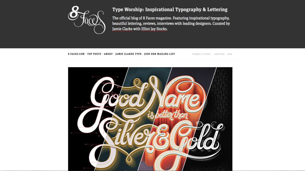 Tumblr blogs for designers Type Worship