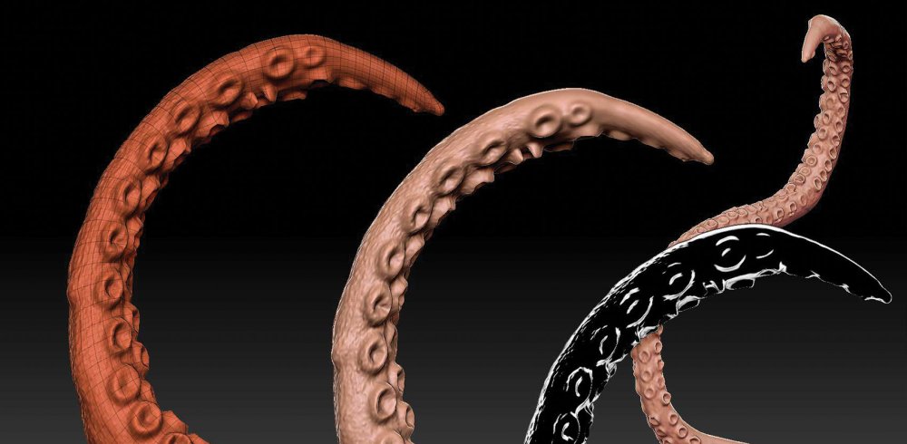 suckers in ZBrush