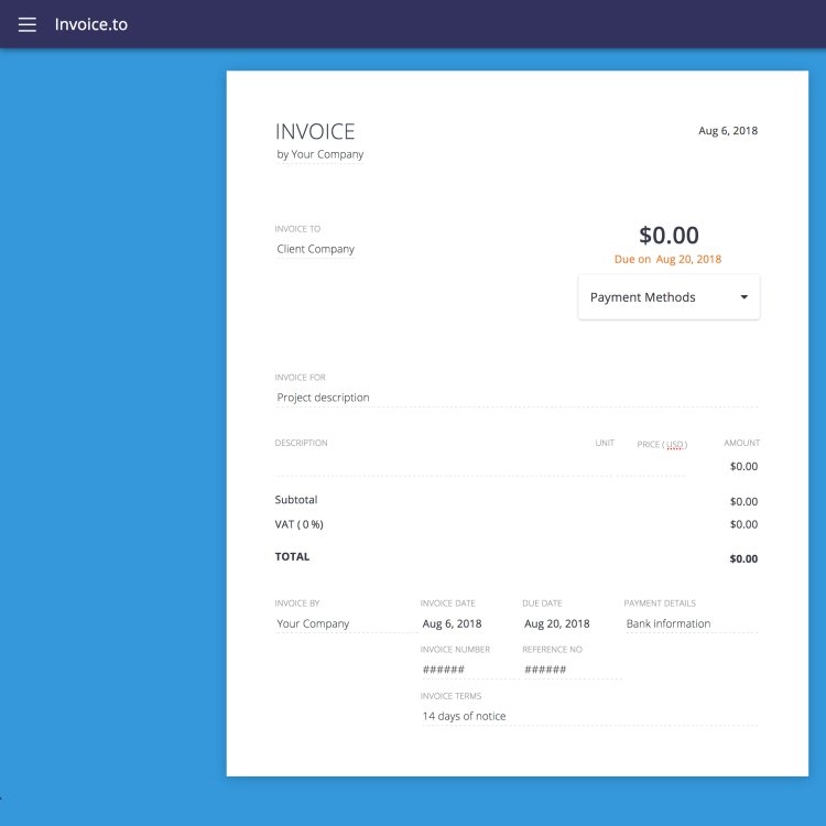 Invoice.to app