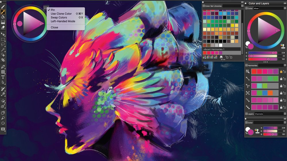 Corel Painter 2020 interface