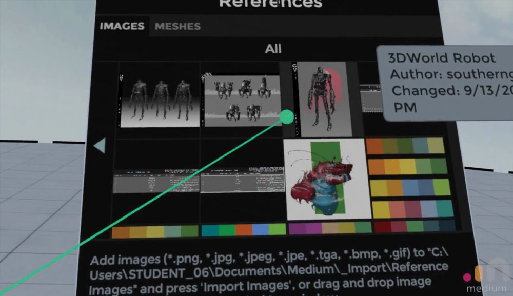 Robot reference images