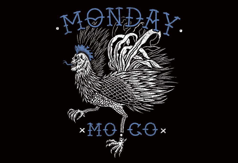 T-shirt design for Monday Mo Co