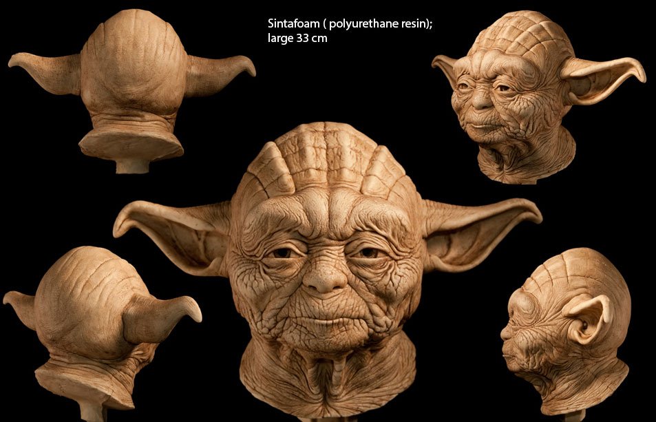 yoda with a human face