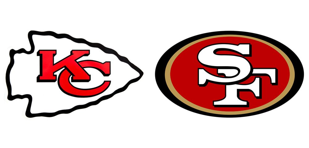 Super Bowl LIV team logos