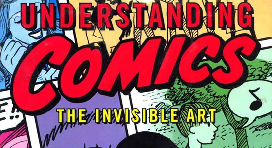 Understanding Comics title on comic-style background