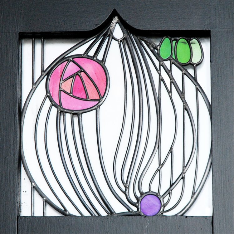 Detail from House for an Art Lover in Glasgow, designed by Charles Rennie Mackintosh