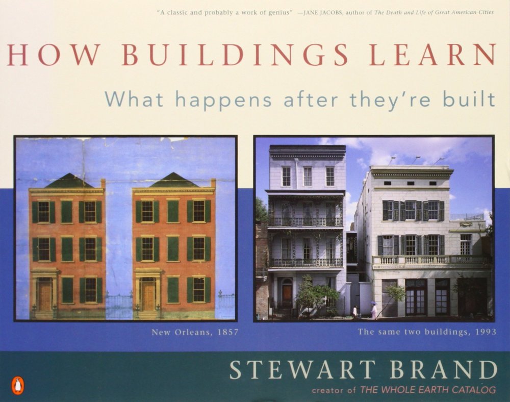 How Buildings Learn book cover with house photos