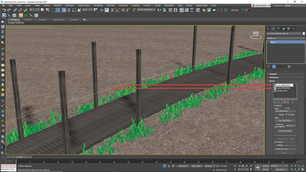 3ds Max - add grass and weeds