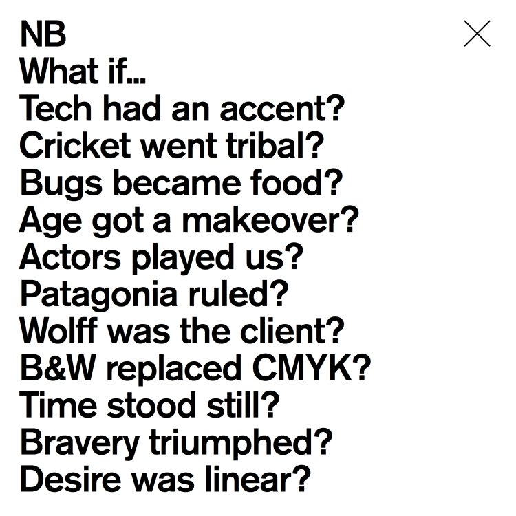 Series of NB 'What if...' questions