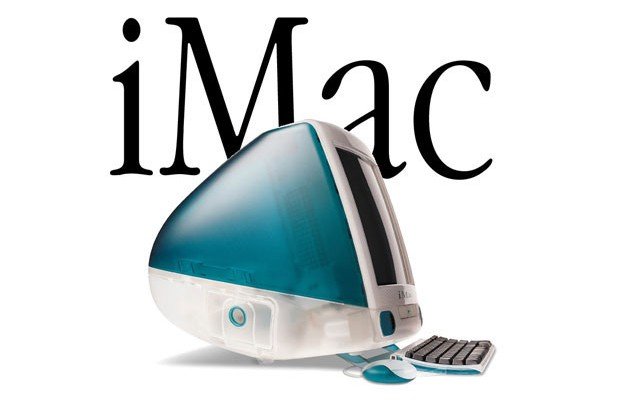 Side view of Apple iMac