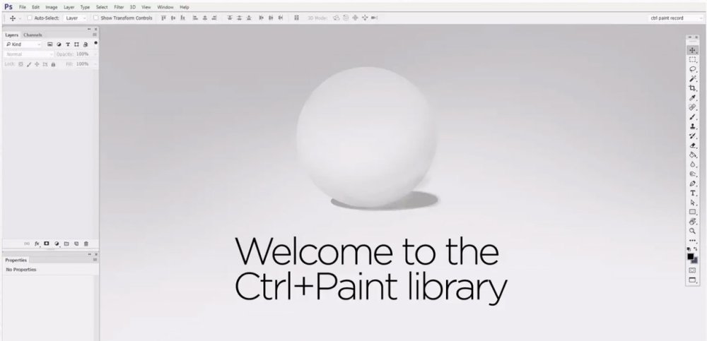 Ctrl+Paint library homescreen