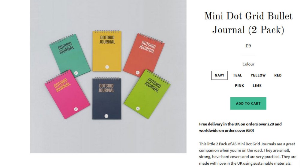 Colourful notebooks