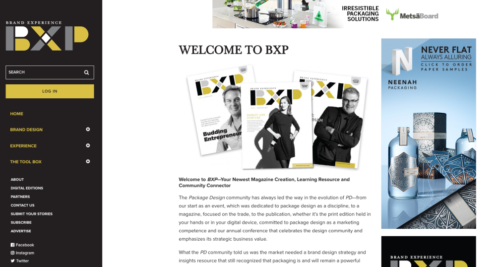 BXP homepage