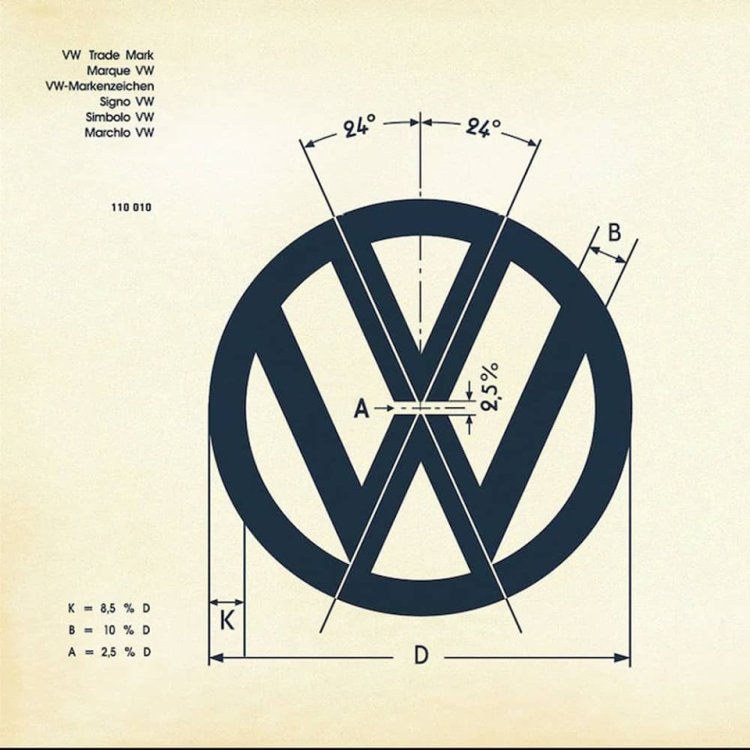 VW logo specs