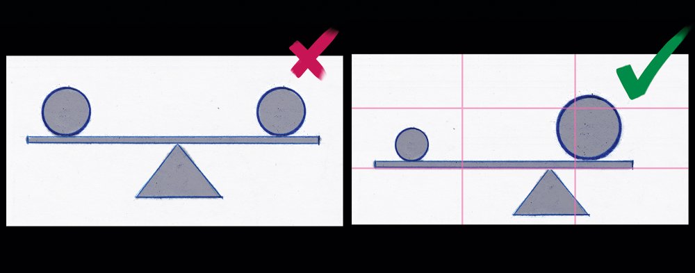 Rule of thirds - Asymmetric compositions