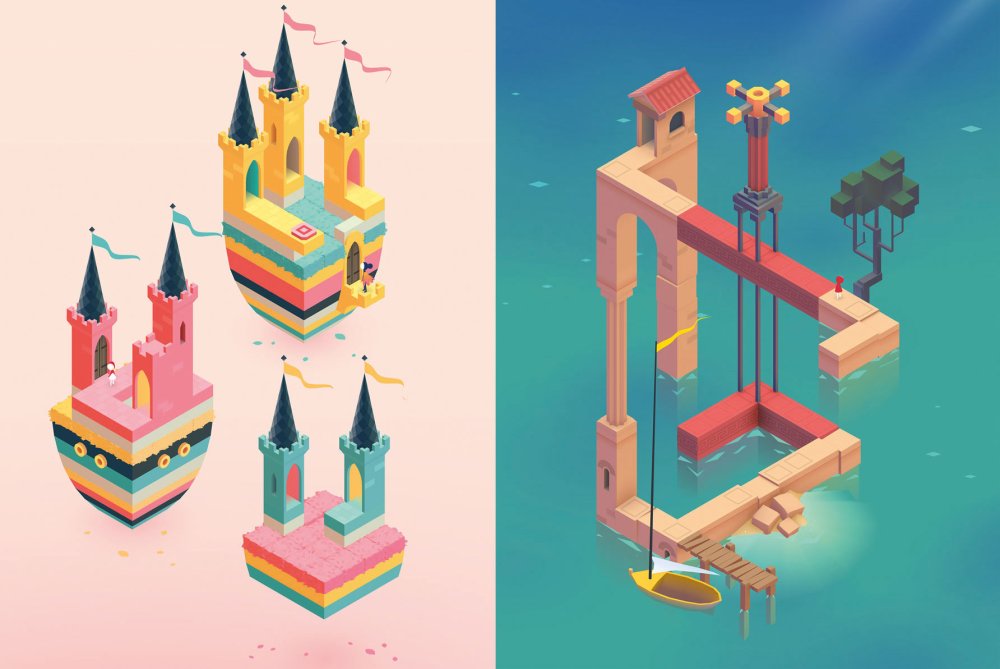 stills from Monument Valley 2