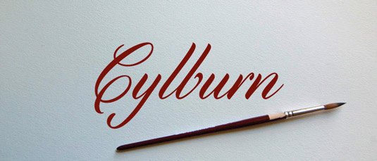 Free brush fonts: Cylburn