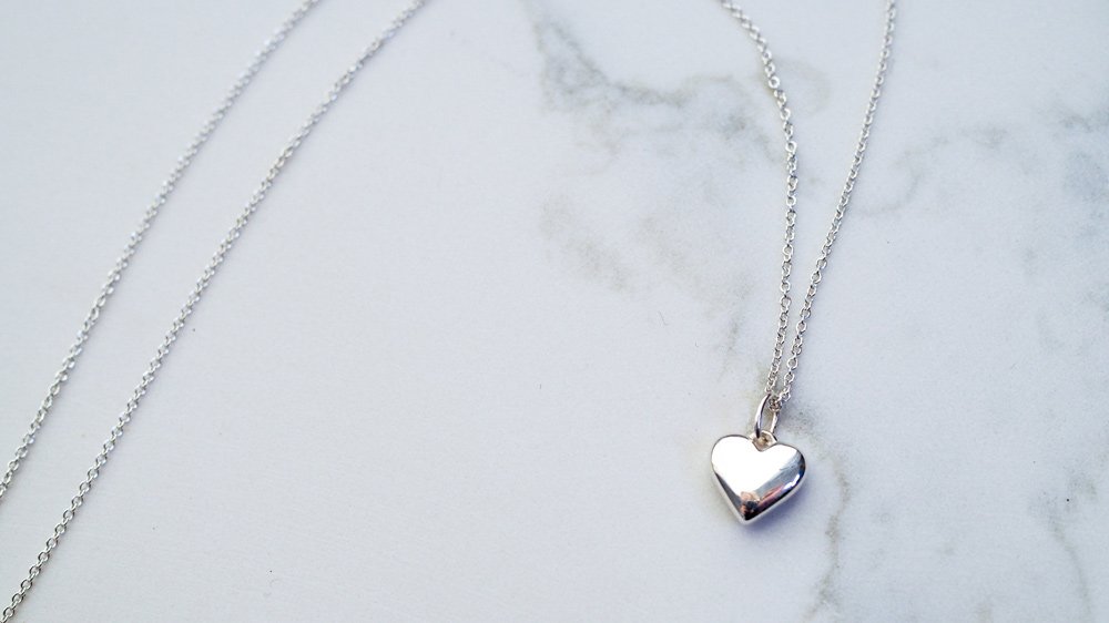 Solid Heart Necklace