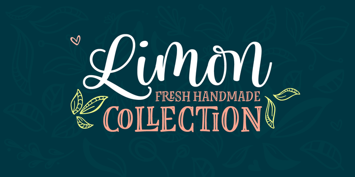 Limon wedding font